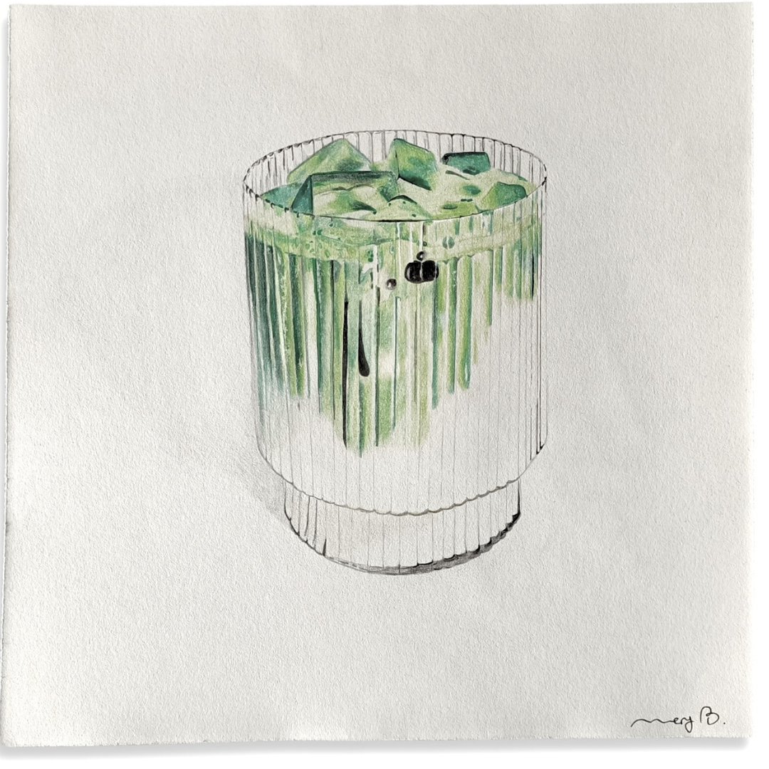 "Matcha latte en Bornholm", Original 