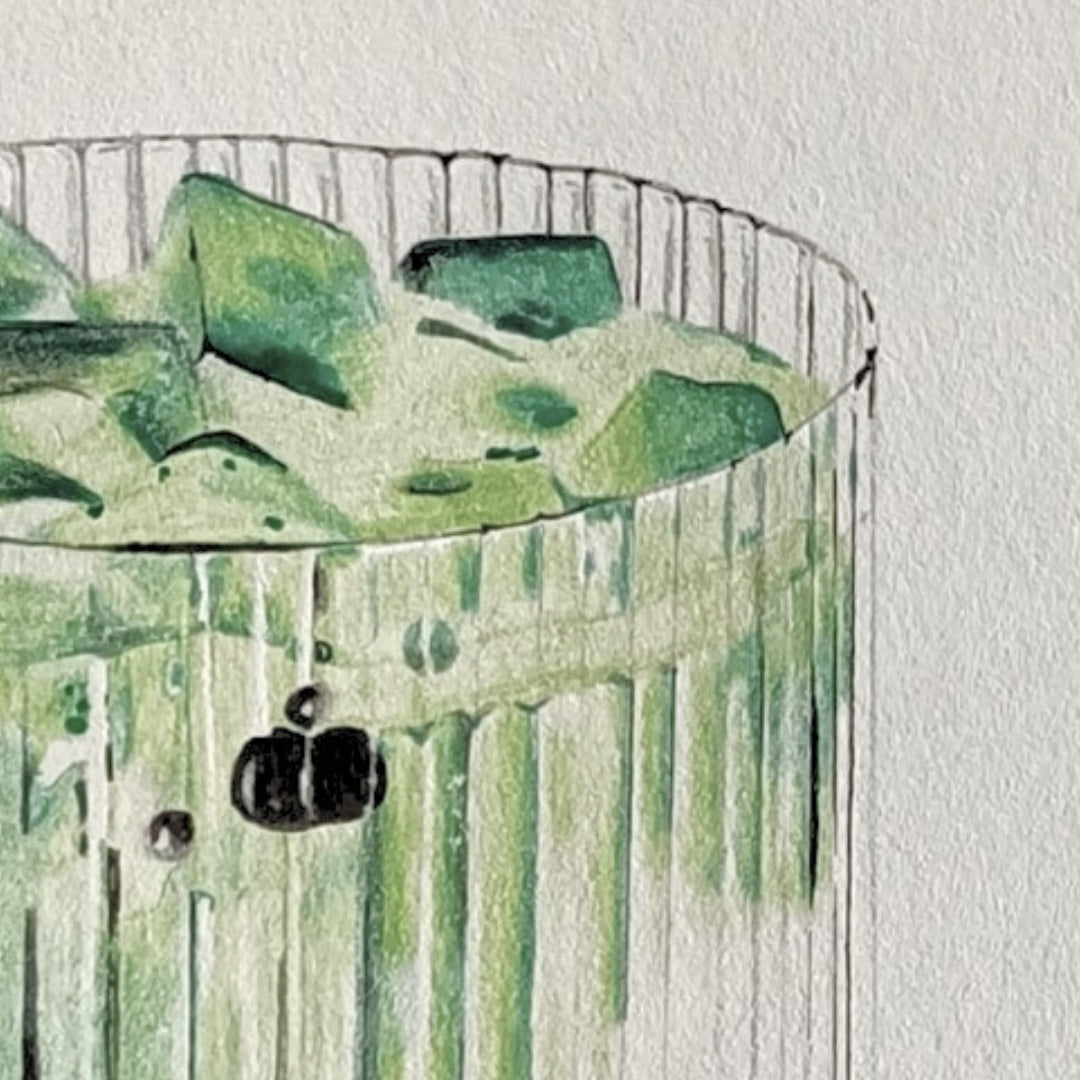 "Matcha latte en Bornholm", Original 