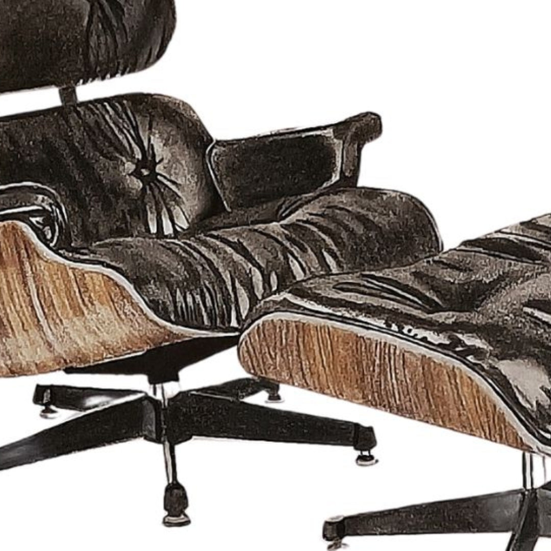 "Lounge chair & Ottoman", edición impresa de 50 