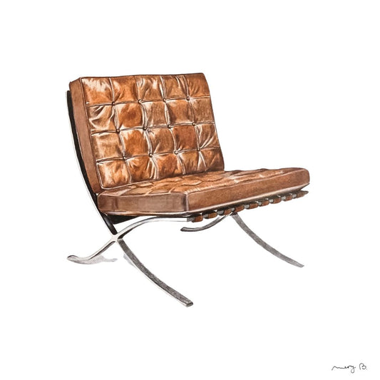 "Barcelona chair", Edición impresa de 50 